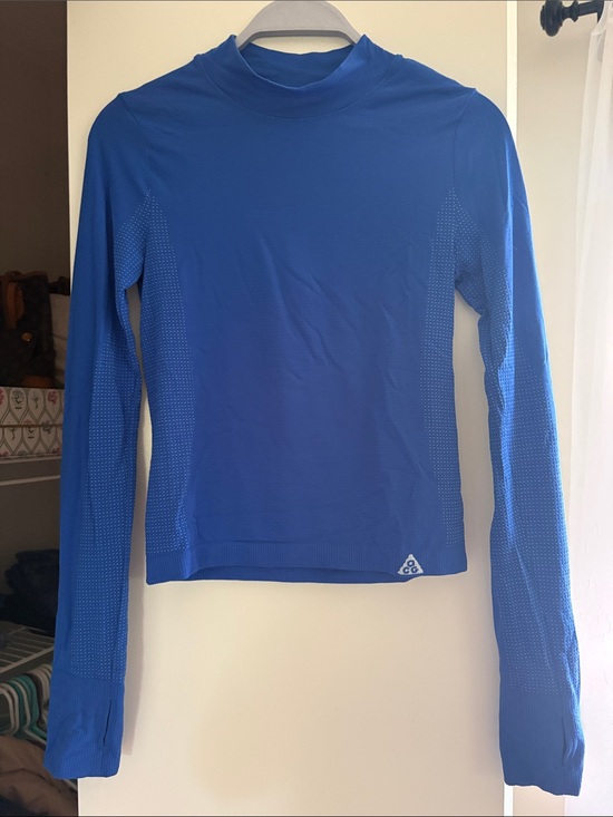 Nike ACG Tops - Nike ACG Royal Blue Long Sleeve Seamless Top